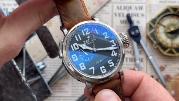 Обзор часов ZENITH PILOT MONTRE DAERONEF TYPE 20 GMT