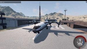 Как управлять АН-12 Antonov в  BeamNG.drive