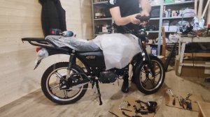 Сборка альфы Racer 110 см3 в ускоренном режиме
