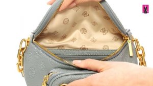 3814971 Видеообзор I Женская сумка через плечо GUESS IZZY PEONY SLI