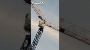 Монтаж Башенного крана Comansa 10lc140 за десять минут.
