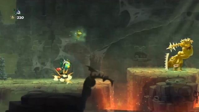 Rayman Legends 1.8 Как пристрелить дракона смотреть онлайн