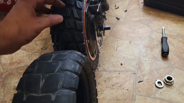 Kugoo Kirin M5 Pro замена покрышки колеса по человечески 🤣