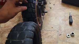 Kugoo Kirin m5 pro замена покрышки колеса по человечески 🤣