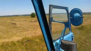 Сенокос 2024 г. Пресс Киргизстан прессует сено.