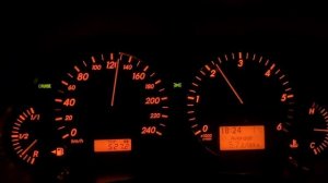 Средний расход топлива на скорости 128км/ч. Toyota Avensis T250