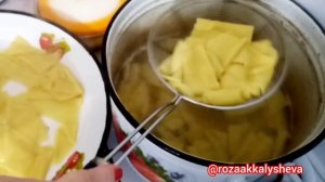 БЕШБАРМАК С КАРТОШКОЙ! КАЗАХСКОЕ НАЦИОНАЛЬНОЕ БЛЮДО! #