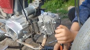 меняю головку на Альфе 110 кубов