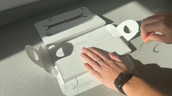 Распаковка Apple Watch 10 Titanium из Apple Store