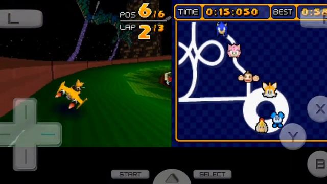 соник ресинг на дс