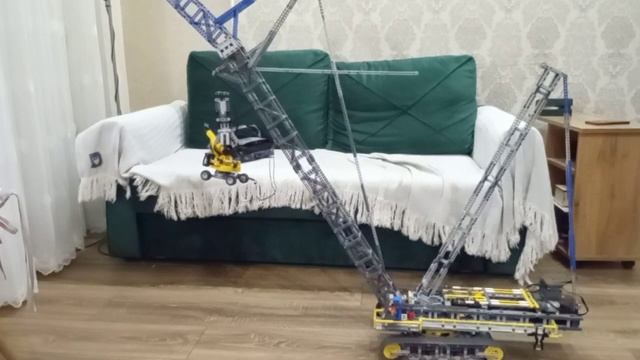 Подъемный кран из лего техник смотреть онлайн