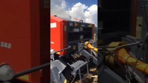 Запуск пресс-подборщика Metal-Fach Z562 в Алматинской област