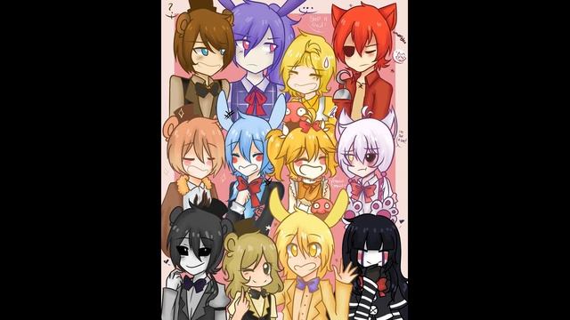 Arts FNAF In Anime Compilation 1 | Фан-арты Фнаф Аниме Подборка 1