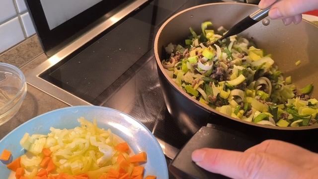 Vlog 🇩🇪 Lauch-Suppe.Суп с фаршем и луком порей .
