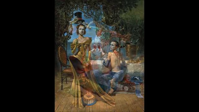 Michael Cheval (1966) ✽ Samvel Yervinyan (скрипка) - Quiet Love. Картины - Михаил Хохлачёв смотреть онлайн