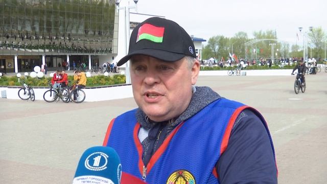 В Гомеле традиционным велопробегом открыли новый вел? смотреть онлайн