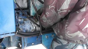 Трактор Т-40. Установка редукторного стартера.