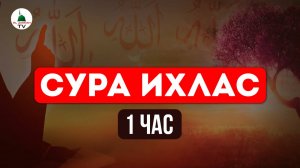 Сура Ихлас. Кулху. 1 час.