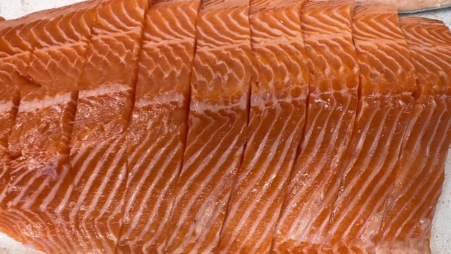 Морская форель на порционные куски