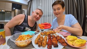 Мукбанг ОБМЫЛИ наши покупки! Наконец СПРАВЕДЛИВОСТЬ восторжествует! Семейный ужин в Таиланде