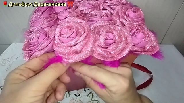 Как можно сделать Цветы из глитерного фоамирана?. #гүл? смотреть онлайн
