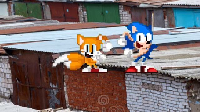 Соник и Тейлз исследуют летние каникулы)