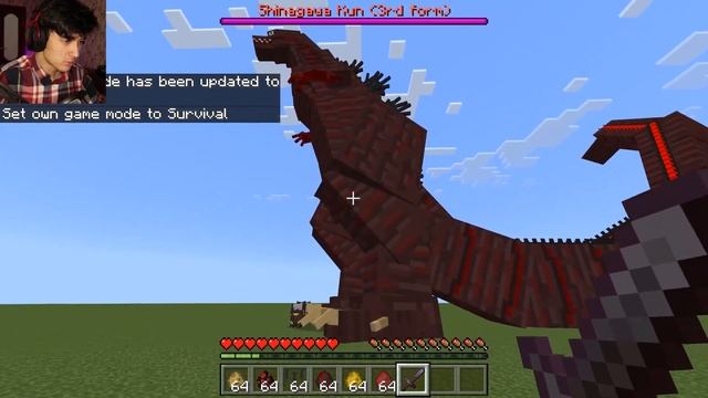 ГОДЗИЛЛА майнкрафттың ішінде! 😱 - Қазақша майнкрафт смотреть онлайн