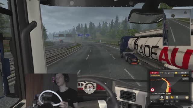 Freetrack датчик и сенсор в игре ETS2. Отслеживание для виртуальной реальности и автосимуляторов. смотреть онлайн