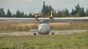 Гидросамолёт-амфибия Че-22 Корвет - дочка катается, вну?