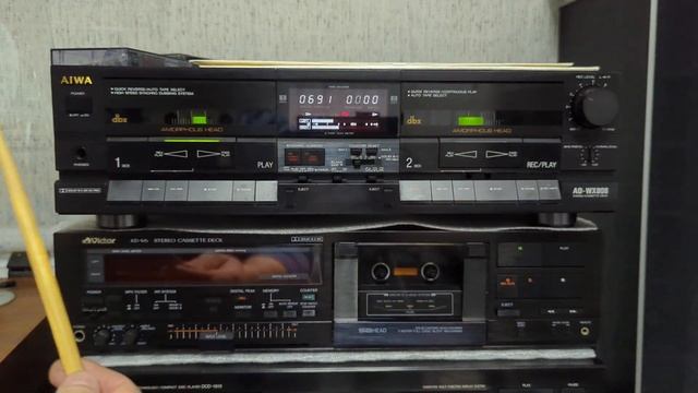 Aiwa AD - WX808 - двухкассетная птица с аморфными головами и ?