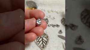 МК для новичков. Комплект из филиграни и из страз. Цепо