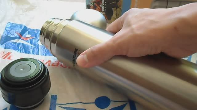 Обзор фирменных покупок, магазин ''Спортмастер'' Анбоксинг на Термос Outventure, 0,7 л