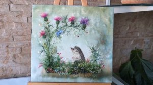 Вышивка гладью. Автор Андреева Роза