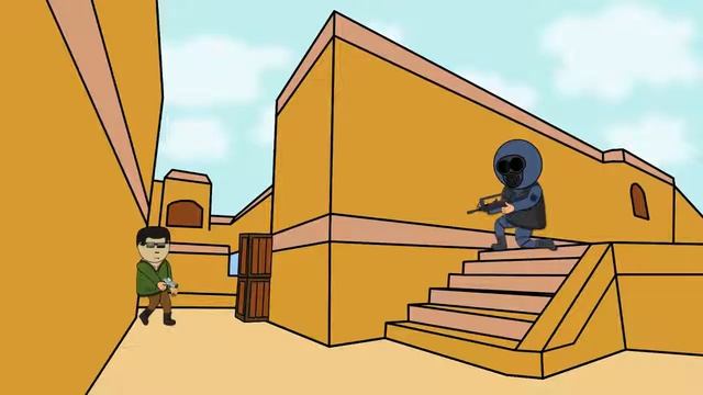 Мультик -анимация CS GO Cartoon HD кс го приколы в CS смотреть онлайн