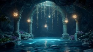 Руины Эльфов - Волшебная умиротворяющая атмосфера пещеры с музыкой арфы. фоновая музыка для сна