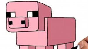 Как нарисовать свинью из Майнкрафта. Пошаговый урок рисования для начинающих