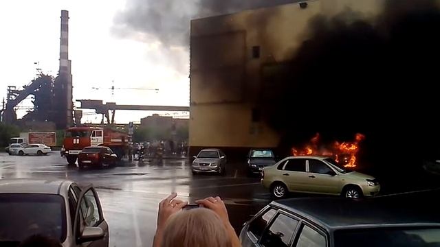 Горит десятка Липецк ТЦ Радуга смотреть онлайн