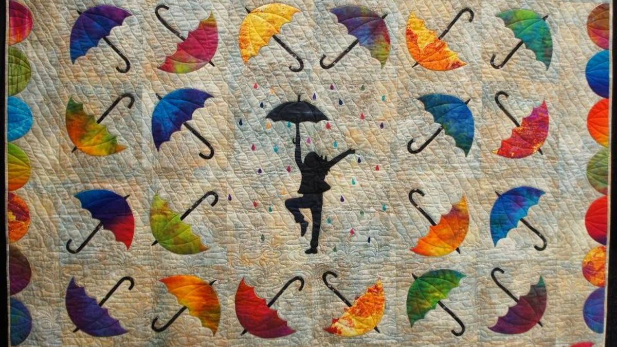 Лоскутные зонтики: идея для дождливого дня ☔ смотреть онлайн