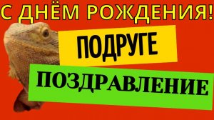 Поздравление с днём рождения подруге прикольные