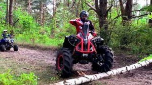 Семейное развлечение на квадриках!