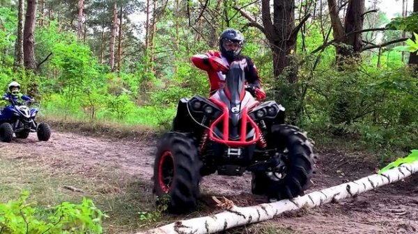 Семейное развлечение на квадриках!