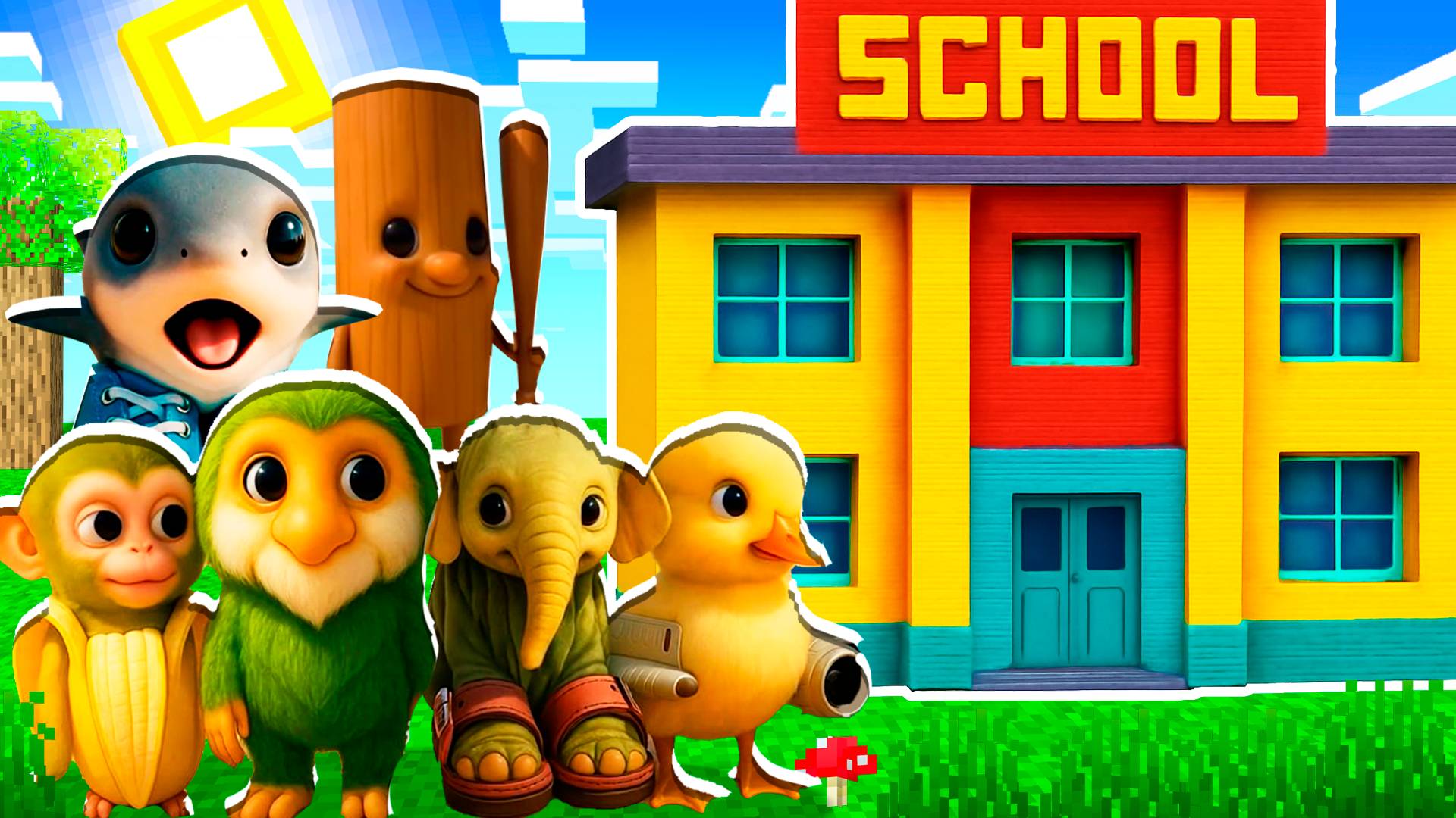 Я ОТКРЫЛ ШКОЛУ ДЛЯ БЕЙБИ БРЕЙНРОТ ЖИВОТНЫХ ТРАЛАЛЕЛО ТРАЛАЛА МЕМ В МАЙНКРАФТ БРЕЙНРОТ ЖИВОТНЫЕ смотреть онлайн