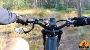 Тест электрофэтбайка в лесу|Spetime k6😈