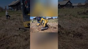 Планировка участка. экскаватор Rippa R-319.