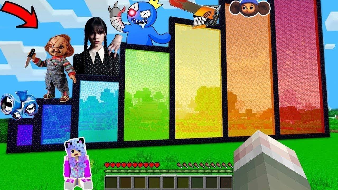 ВЫБЕРИ НЕОБЫЧНЫЙ ПОРТАЛ В МАЙНКРАФТ смотреть онлайн