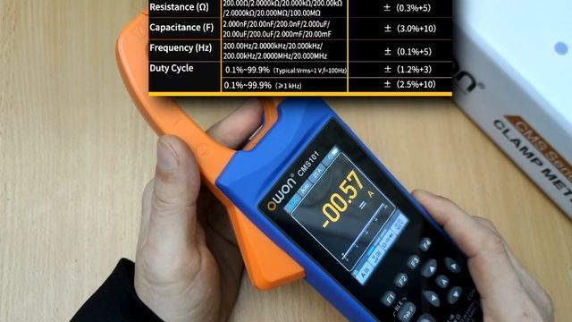 Токовые клещи Owon CMS101 с осциллографом и логгером смотреть онлайн