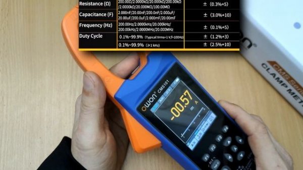 Токовые клещи Owon CMS101 с осциллографом и логгером