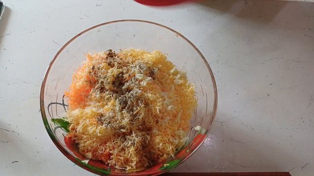 Салат "ОРАНЖЕВОЕ ЧУДО " Бюджетно ! Быстро ! Вкусно ! Из Б? смотреть онлайн