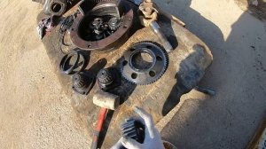 Ремонт задней бортовой JCB 4CX