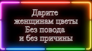 Дарите женщинам цветы - Jazzdauren (Текст / Lyric video)